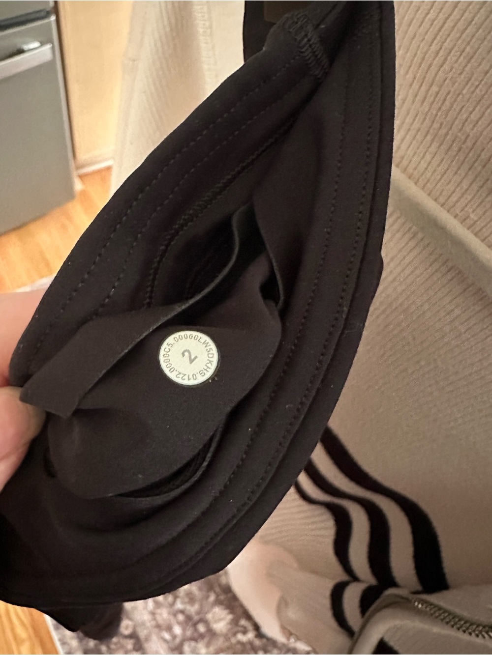 Lululemon leggings Base Pace High-Rise Tight 25", Black Size 2 - Picture 10 of 10